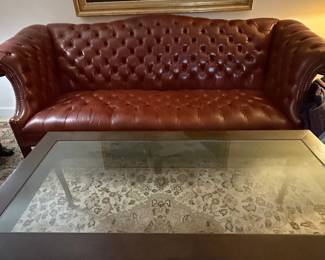 Vintage Chesterfield Leather Sofa