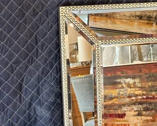 Close Up of beaded mirror