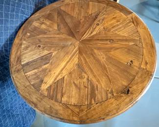 Large Wooden Tables top. Rustic Distressed look. Star design.