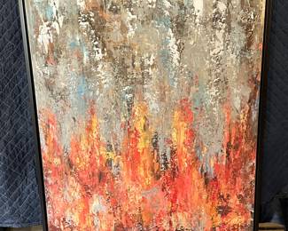 Large Framed Painting