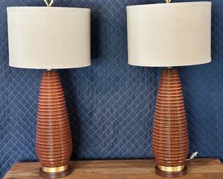 Mid Century Modern Lamps with Shades
