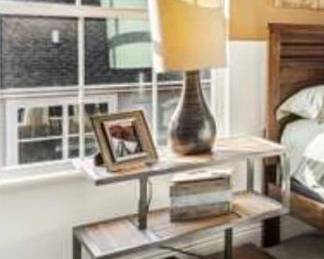 Versatile Nightstand/End Table Industrial Design