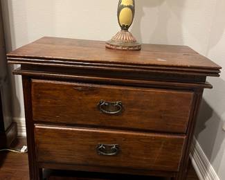 Antique German nightstand