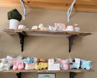 Vintage baby novelty containers