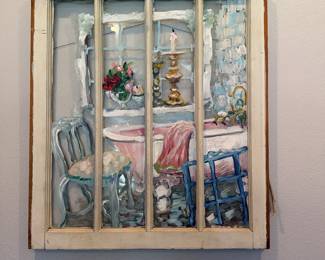 Window Art and other vintage windows