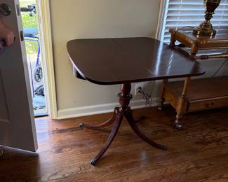 Tri leg antique table