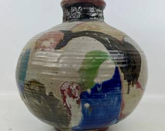 Large Art Pottery Vase