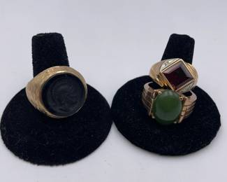 Vintage Men’s 10k Gold Rings