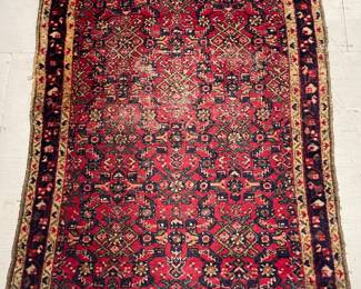 Antique Persian Sarouk Area Rug