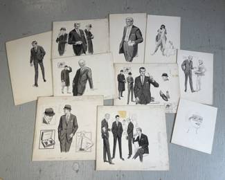 Vintage Sibley’s Advertising Drawings