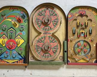 Three Vintage Pinball Games