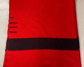 Vintage Hudson Bay Style 4 Bar Wool Blanket