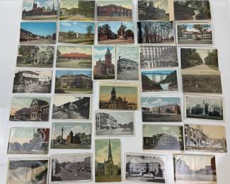 Collection of Warsaw & Letchworth Postcards