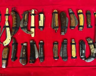 Collection of Early Pocket Knives