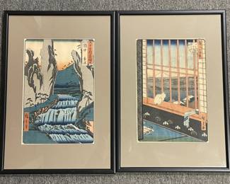 Utagawa Hiroshige Japanese Woodblock Prints