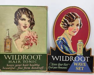Vintage Wildroot Hair Product Advertisements