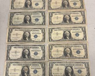 Collection of Silver Certificates