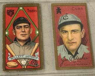 Two 1911 T205 "Gold Border" Tobacco Cards
