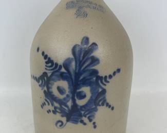 Antique F.B. Norton & Co. 2 Gal. Stoneware Jug