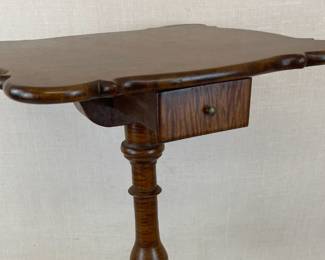 Fine Tiger Maple Candle Stand