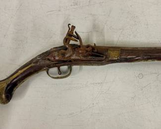 Antique Persian Flintlock Pistol