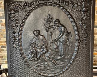 Cast Iron Antique fire place cover