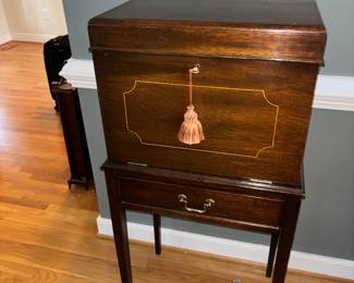 Silver flatware chest