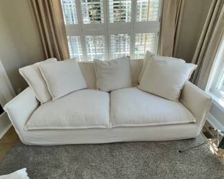 Down filled unbelievably comfortable sofa!