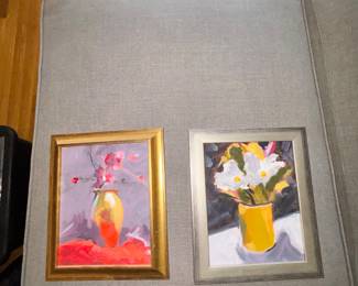 Two small original oils 