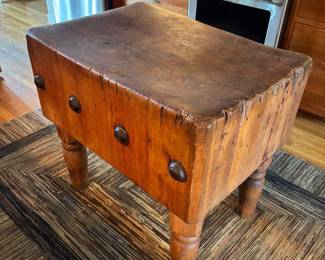 The Real Deal antique Butcher Block