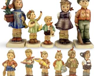 11pc M.J. Hummel Goebel Porcelain Figures