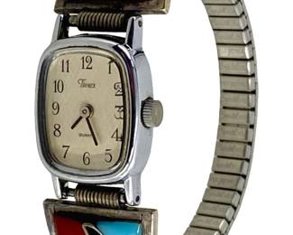 Timex Quartz BA Cell Enameled Watch