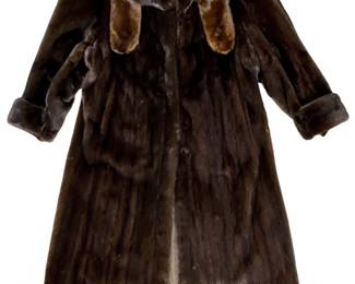 HM The American Ultra Brown Mink Fur Coat