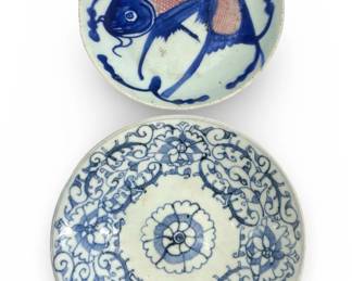 2pc 19th Century Chinese Porcelain Plates