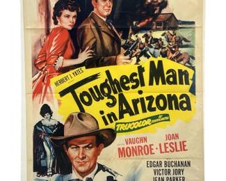 1952 "Toughest Man in Arizona" Movie Poster
