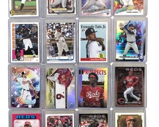 (16) Assorted Modern MLB Trading Cards w/Rookies