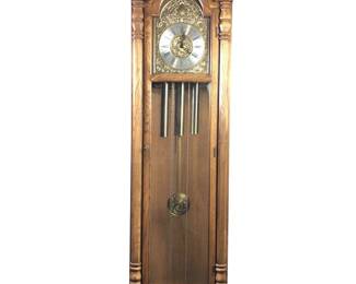 Vintage Seth Thomas Oak Grandfather Clock
