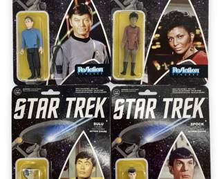 4pc ReAction Star Trek Action Figures