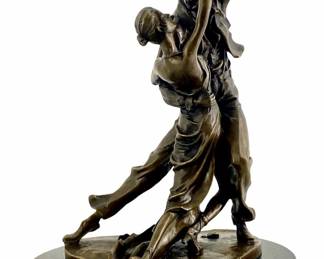 Bronze Edgar Degas Tango Waltz Sculpture