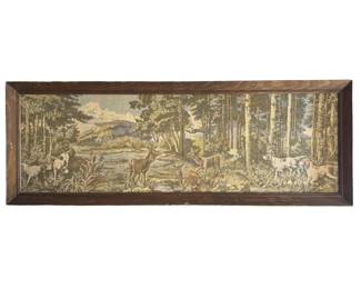 Large Hand-Embroidered Detailed Landscape