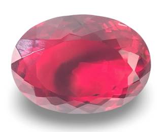 Massive Red Oval Cut Loose Painite Gemstone