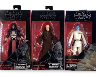 3pc Star Wars The Black Series Hasbro Figures