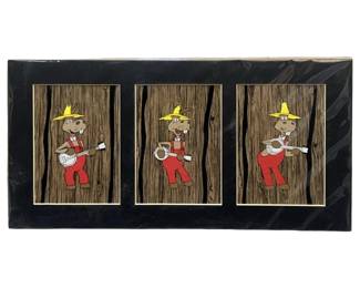 3pc. “Hee-Haw" Production Cels