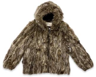 PCL Petra Hooded Faux Fur Coat