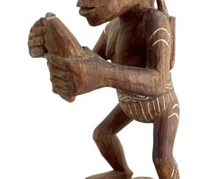 African Hand Carved Wooden Sculpture