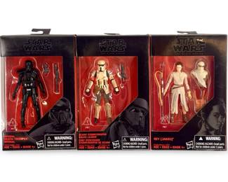 3pc Star Wars Black Series Action Figures