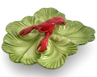 Mid Century Brad Keeler Ceramic Lobster Plate