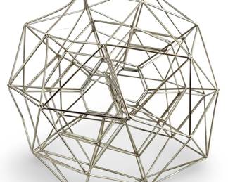 Wire Art Deco Geo Sculpture