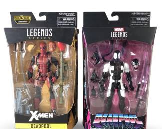 (2) Marvel Legends Series Deadpool Action Figures