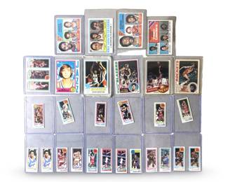 (28pc) Assorted Vintage 70’s NBA Trading Cards